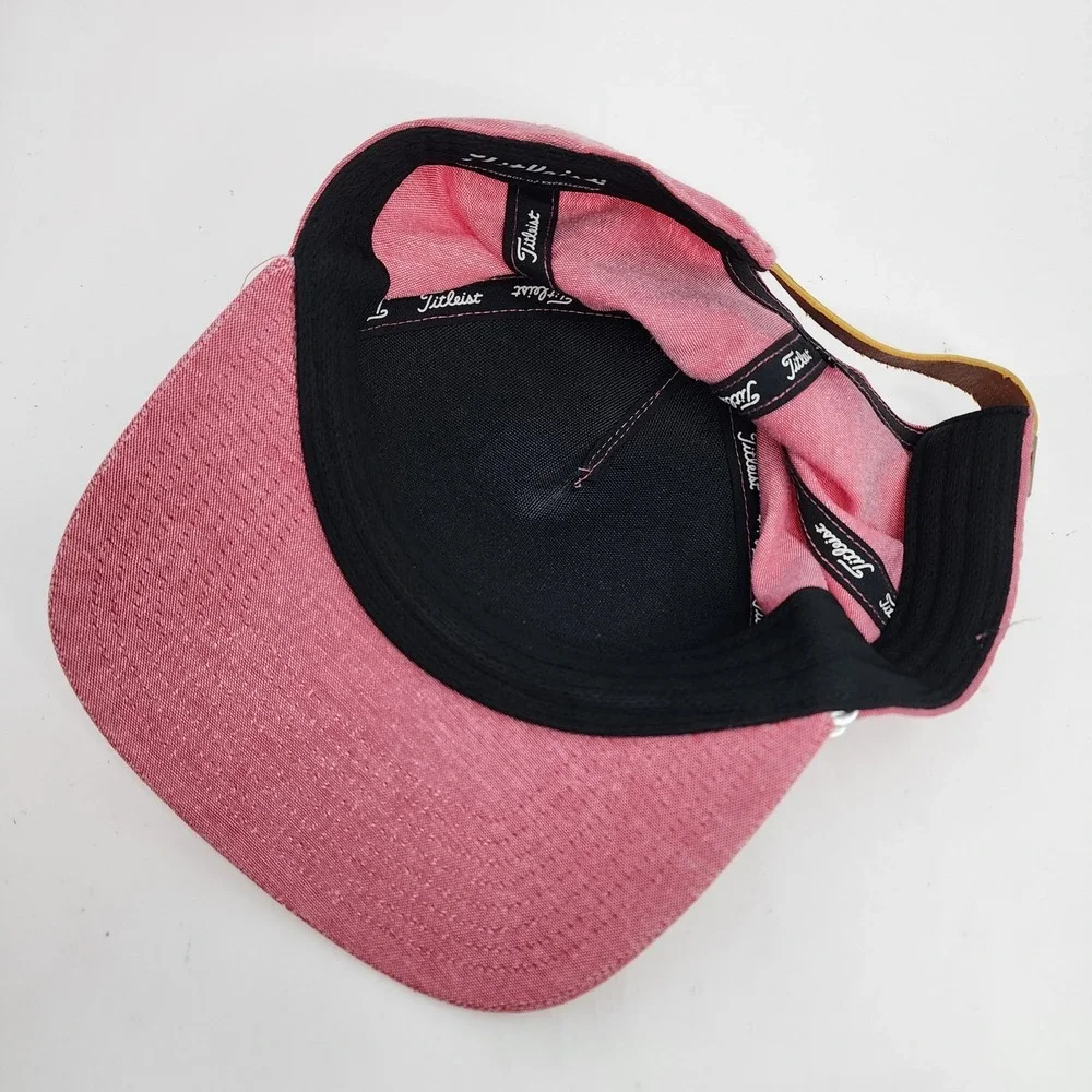 Titleist Golf‎ Hat Charlston Rope Oxford Special Edition Headwear Red